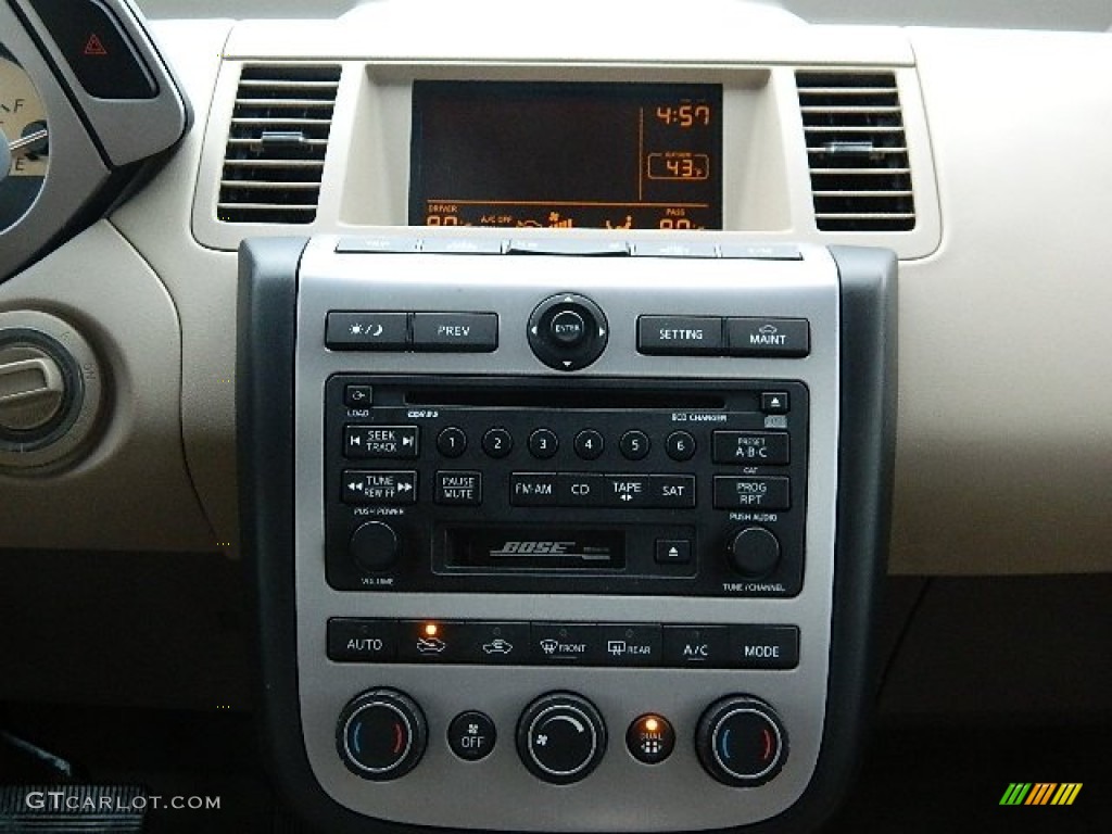 2005 Nissan Murano SL AWD Controls Photo #60022097