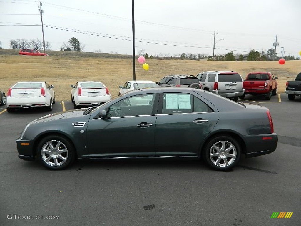 Thunder Gray ChromaFlair 2008 Cadillac STS V8 Exterior Photo #60022634