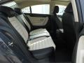 2012 Volkswagen CC Black/Cornsilk Beige Interior Rear Seat Photo