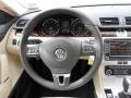 Black/Cornsilk Beige Steering Wheel Photo for 2012 Volkswagen CC #60022682