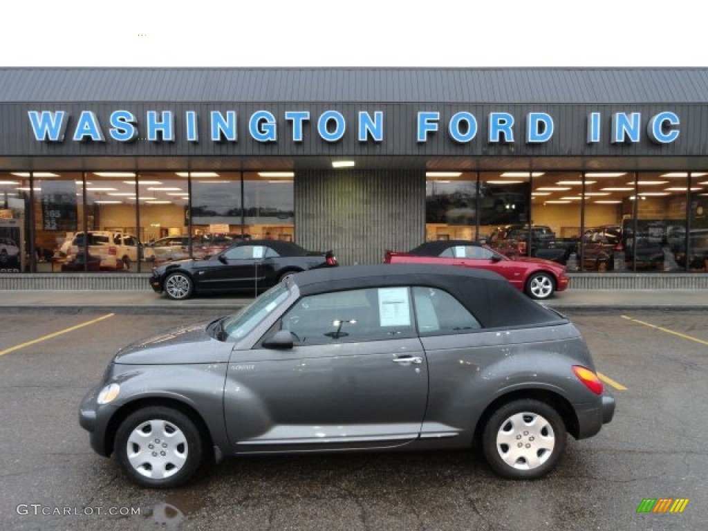 2005 PT Cruiser Convertible - Graphite Gray Metallic / Black photo #1