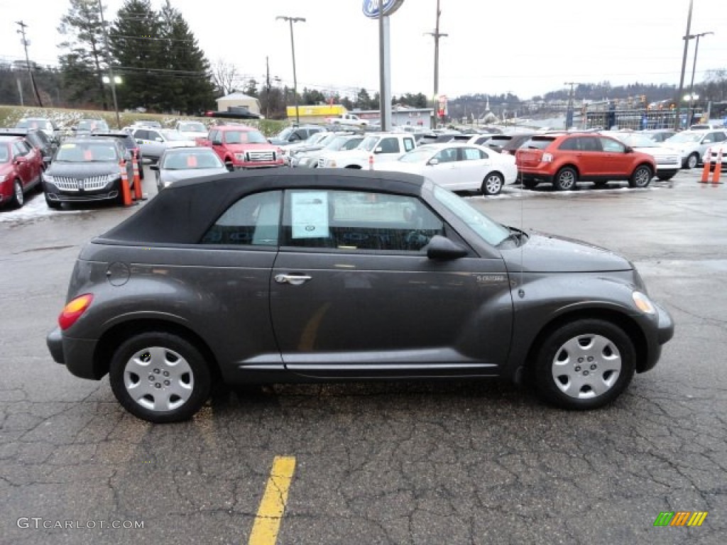 Graphite Gray Metallic 2005 Chrysler PT Cruiser Convertible Exterior Photo #60023102