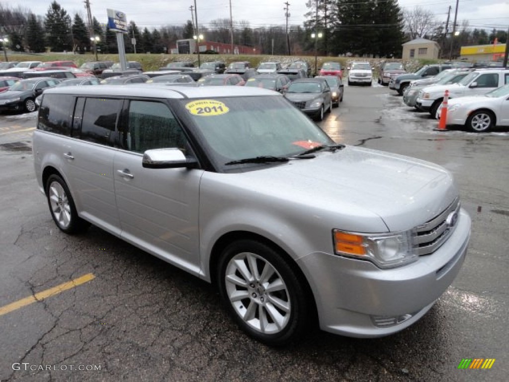 2011 Flex Limited AWD EcoBoost - Ingot Silver Metallic / Medium Light Stone photo #5