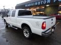 2012 Oxford White Ford F250 Super Duty Lariat Crew Cab 4x4  photo #2