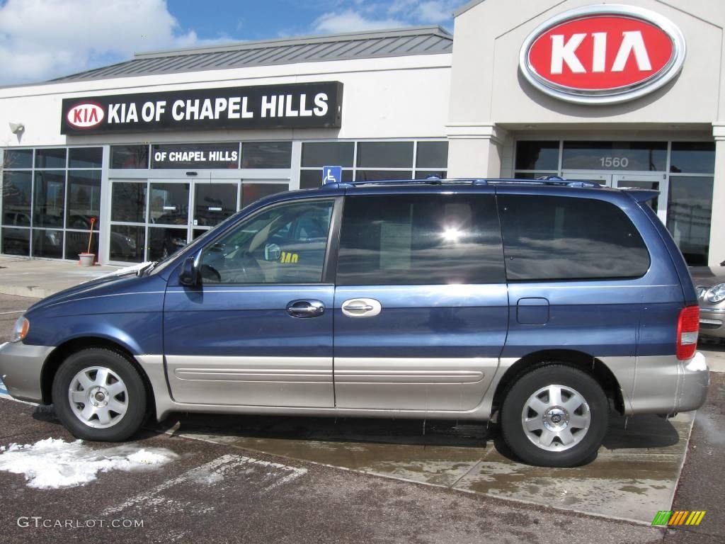 2003 Sedona LX - Blue Sapphire / Gray photo #1