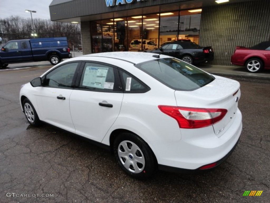 2012 Focus S Sedan - Oxford White / Charcoal Black photo #2