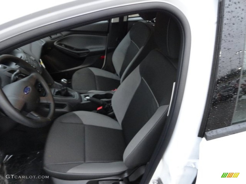 2012 Focus S Sedan - Oxford White / Charcoal Black photo #10