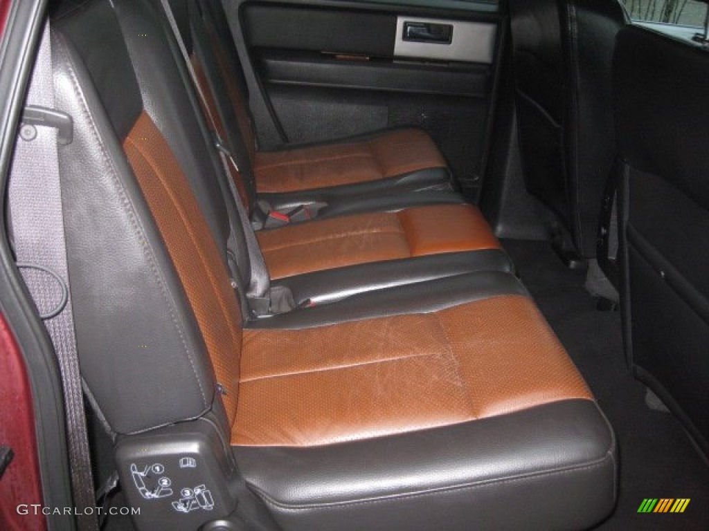 2009 Expedition EL Limited 4x4 - Royal Red Metallic / Charcoal Black Leather/Caramel Brown photo #3