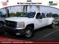 Summit White - Silverado 3500HD LTZ Crew Cab 4x4 Dually Photo No. 1