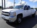 Summit White - Silverado 3500HD LTZ Crew Cab 4x4 Dually Photo No. 6