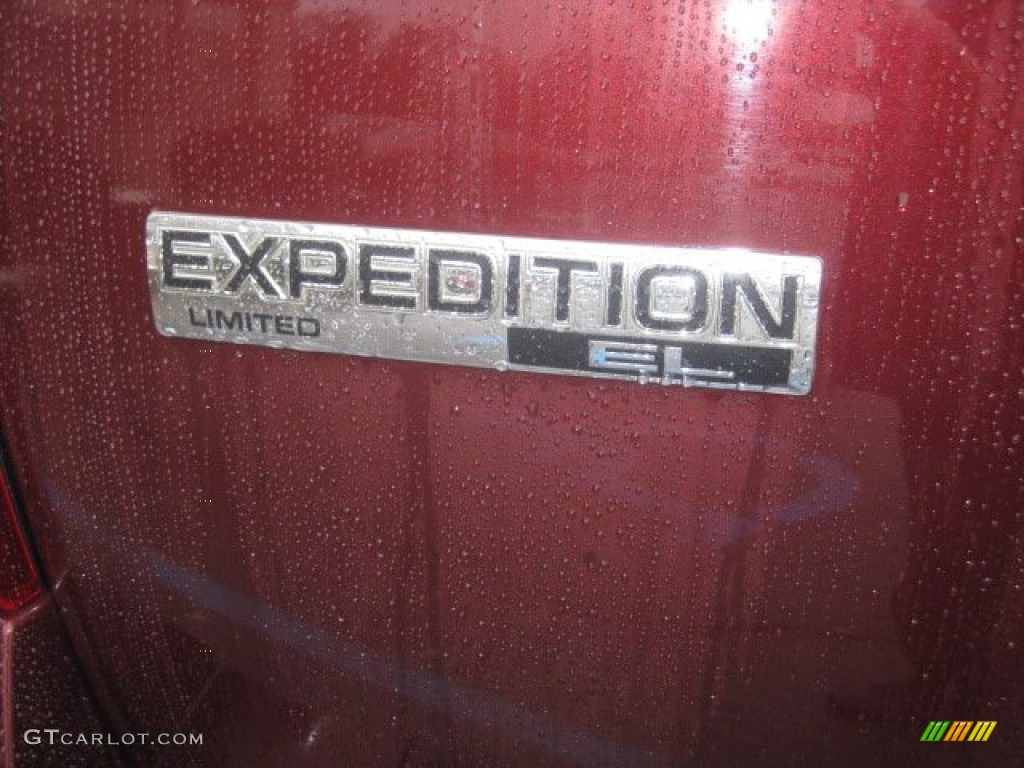 2009 Expedition EL Limited 4x4 - Royal Red Metallic / Charcoal Black Leather/Caramel Brown photo #21