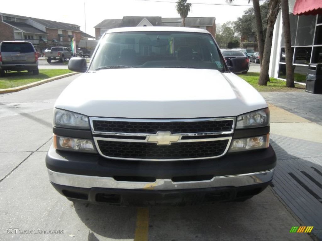 2006 Silverado 1500 Work Truck Regular Cab 4x4 - Summit White / Dark Charcoal photo #2