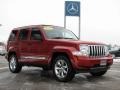 2010 Inferno Red Crystal Pearl Jeep Liberty Limited 4x4  photo #3