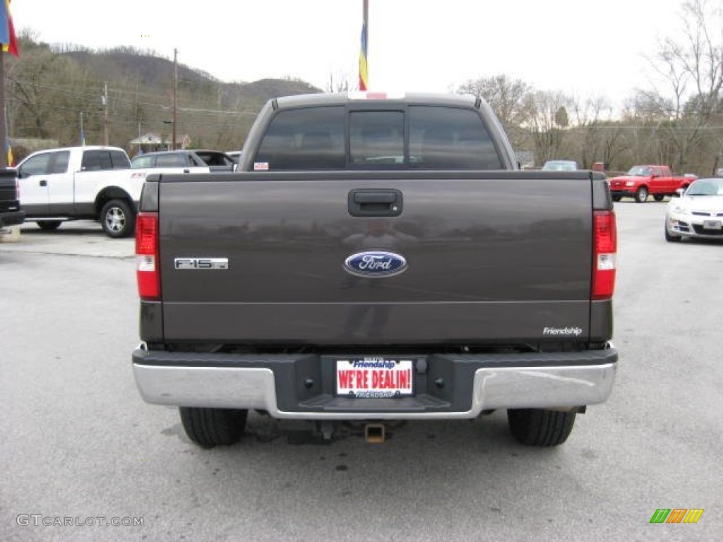 2006 F150 XLT SuperCab 4x4 - Dark Stone Metallic / Medium/Dark Flint photo #7