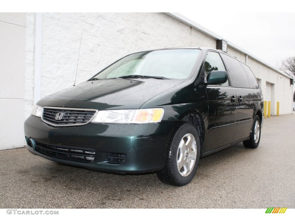 1999 Odyssey EX - Dark Emerald Pearl / Ivory photo #1