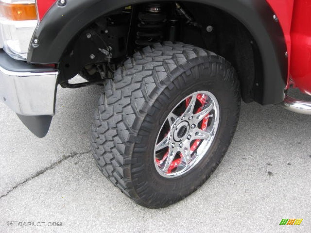 2010 Ford F250 Super Duty XLT SuperCab 4x4 Custom Wheels Photo #60027338