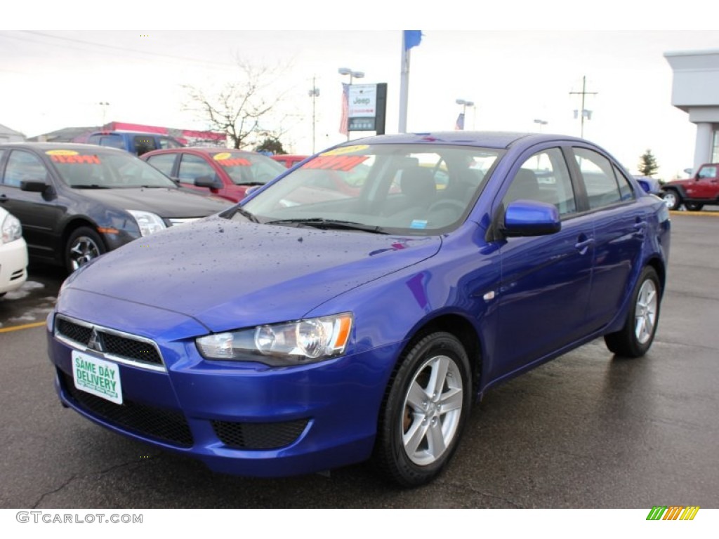 Electric Blue Pearl Mitsubishi Lancer