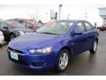 2008 Electric Blue Pearl Mitsubishi Lancer ES  photo #1