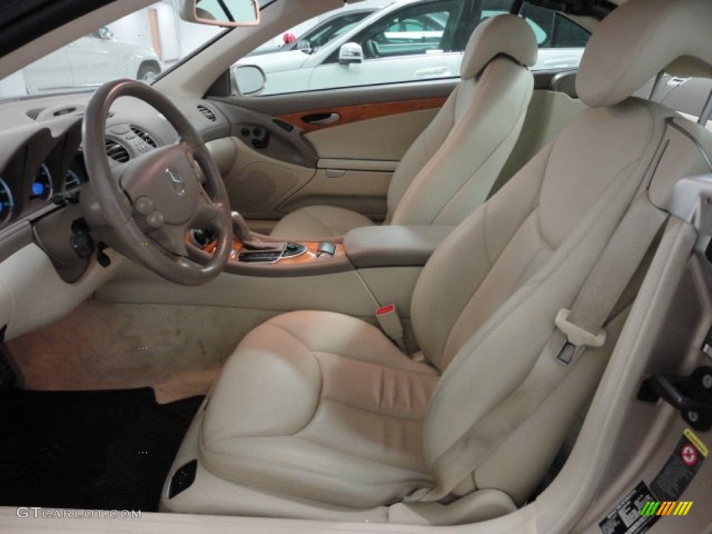 Stone Interior 2003 Mercedes-Benz SL 500 Roadster Photo #60029332
