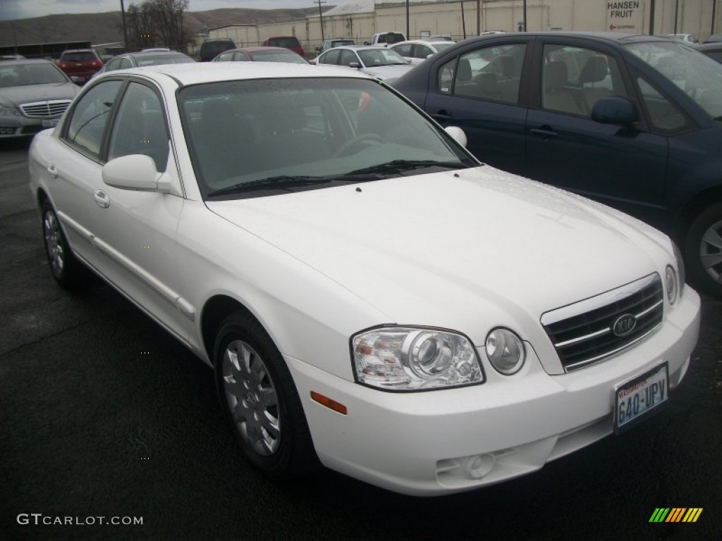 2006 Optima LX - White / Gray photo #1