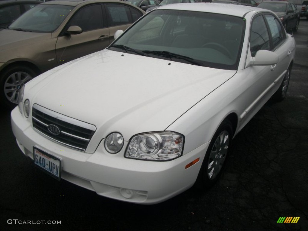2006 Optima LX - White / Gray photo #3