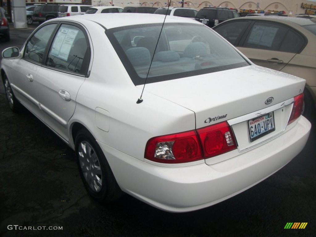 2006 Optima LX - White / Gray photo #4