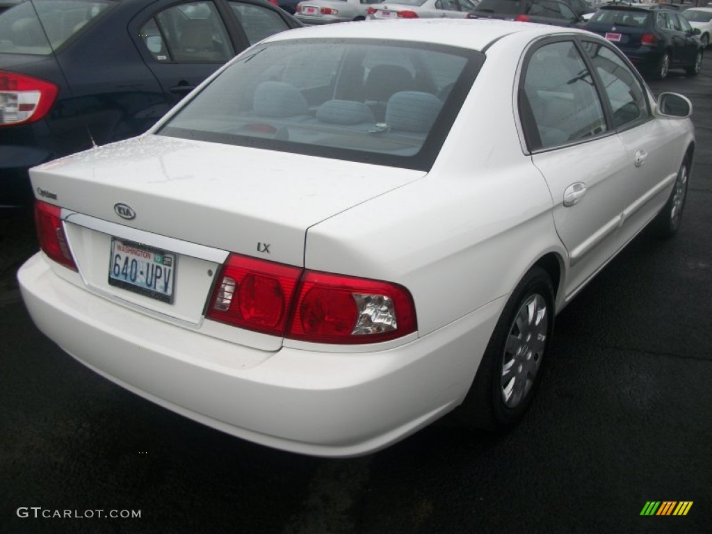 2006 Optima LX - White / Gray photo #6