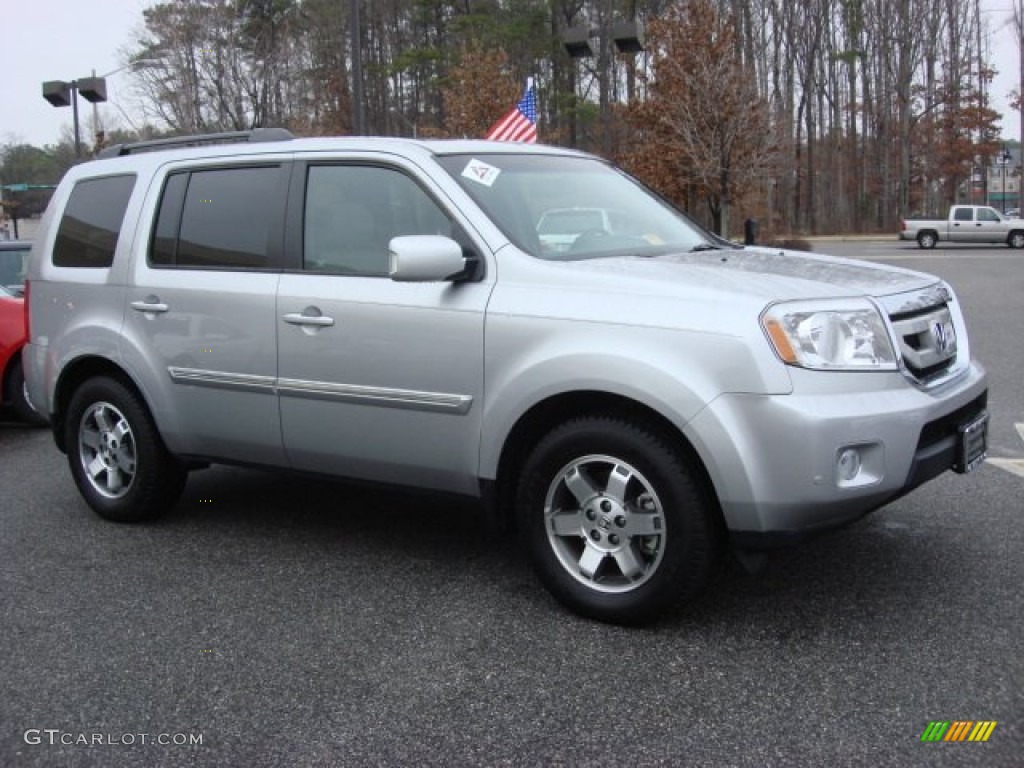 Alabaster Silver Metallic 2011 Honda Pilot Touring 4WD Exterior Photo #60030179