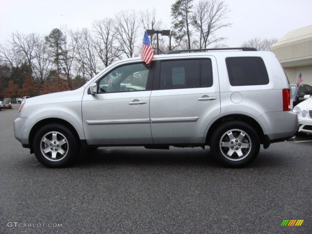 Alabaster Silver Metallic 2011 Honda Pilot Touring 4WD Exterior Photo #60030221