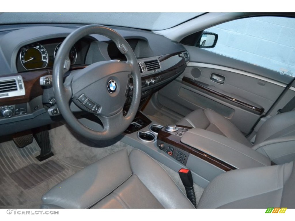 2007 7 Series 750i Sedan - Titanium Grey Metallic / Flannel Grey photo #4