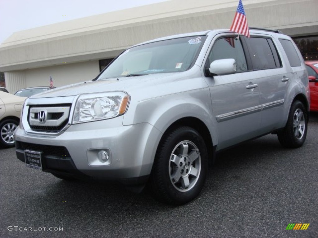 Alabaster Silver Metallic 2011 Honda Pilot Touring 4WD Exterior Photo #60030230