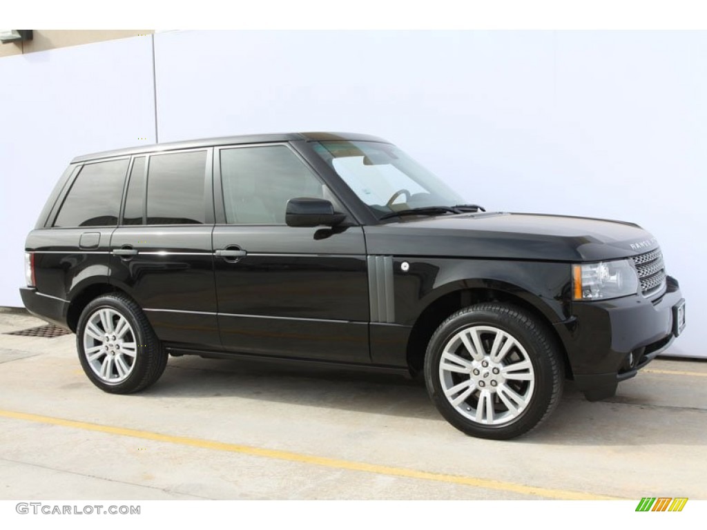 Santorini Black Pearl 2010 Land Rover Range Rover HSE Exterior Photo #60030839