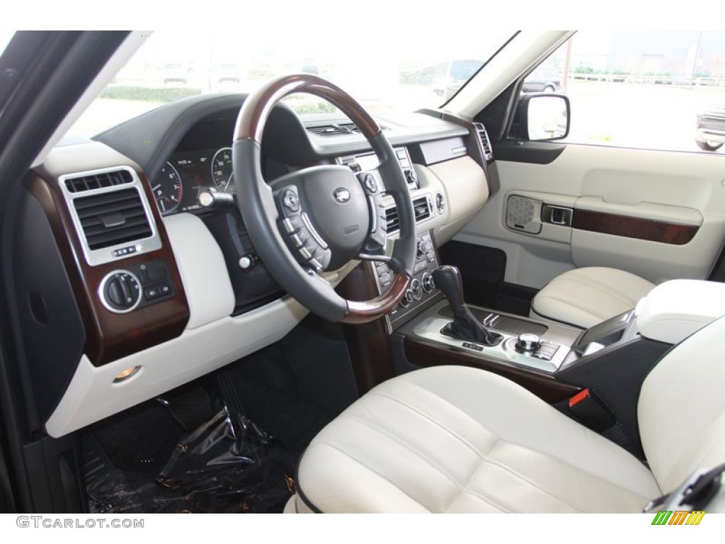Ivory White/Jet Black Interior 2010 Land Rover Range Rover HSE Photo #60030857
