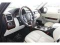 Ivory White/Jet Black 2010 Land Rover Range Rover HSE Interior Color