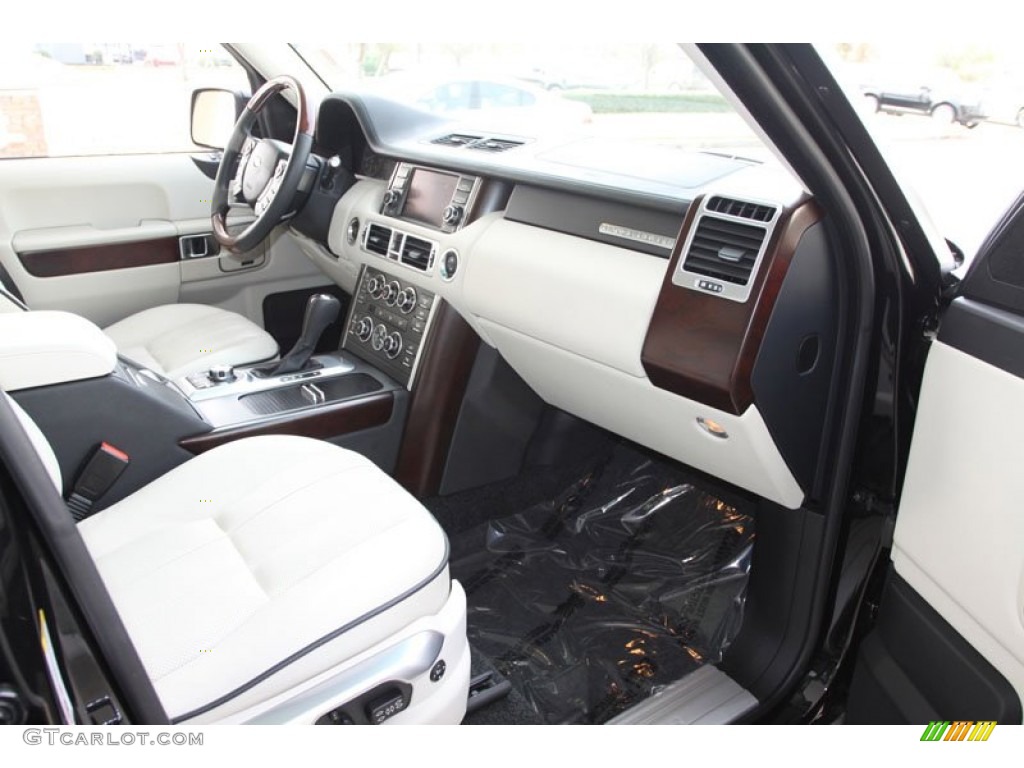 2010 Land Rover Range Rover HSE Ivory White/Jet Black Dashboard Photo #60031293