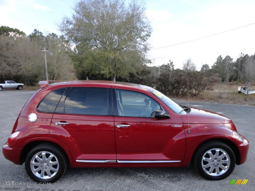 2006 PT Cruiser Limited - Inferno Red Crystal Pearl / Pastel Pebble Beige photo #10