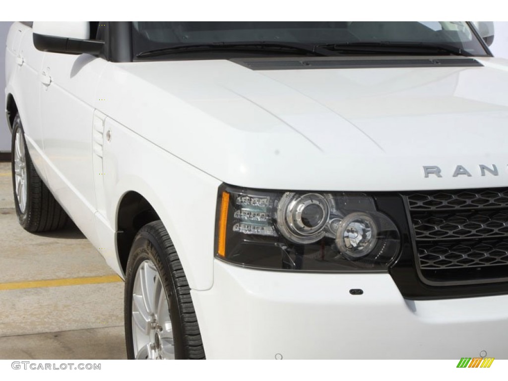 2012 Range Rover HSE - Fuji White / Jet photo #9