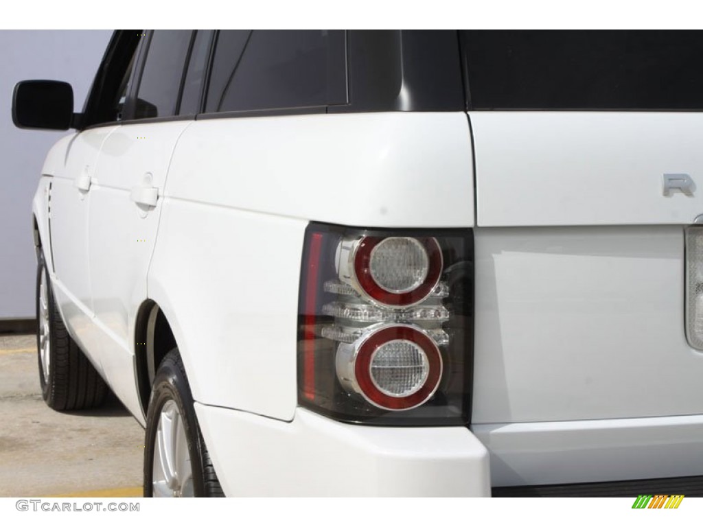 2012 Range Rover HSE - Fuji White / Jet photo #12