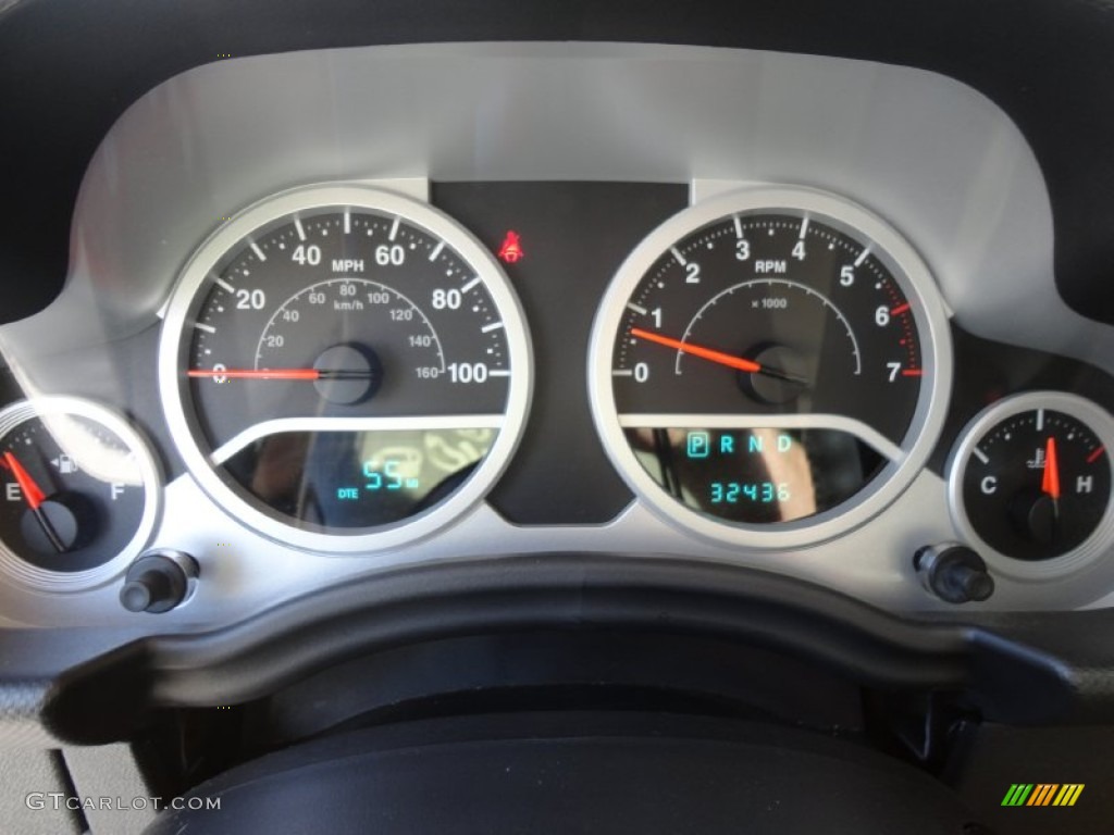 2010 Jeep Wrangler Unlimited Sport Gauges Photo #60032819