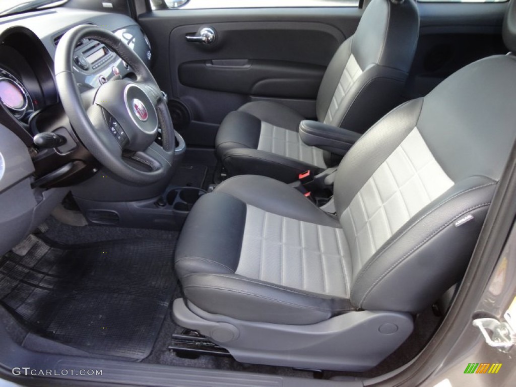 Sport Tessuto Nero/Nero (Black/Black) Interior 2012 Fiat 500 Sport Photo #60032888