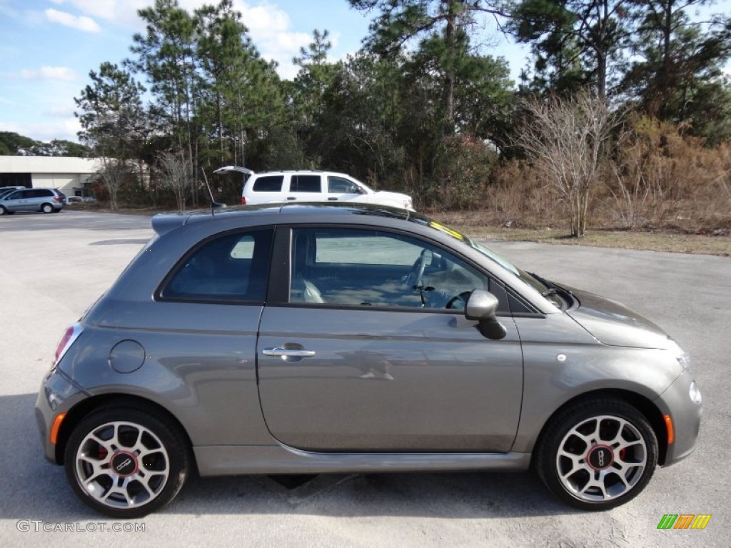 Grigio (Grey) 2012 Fiat 500 Sport Exterior Photo #60032945