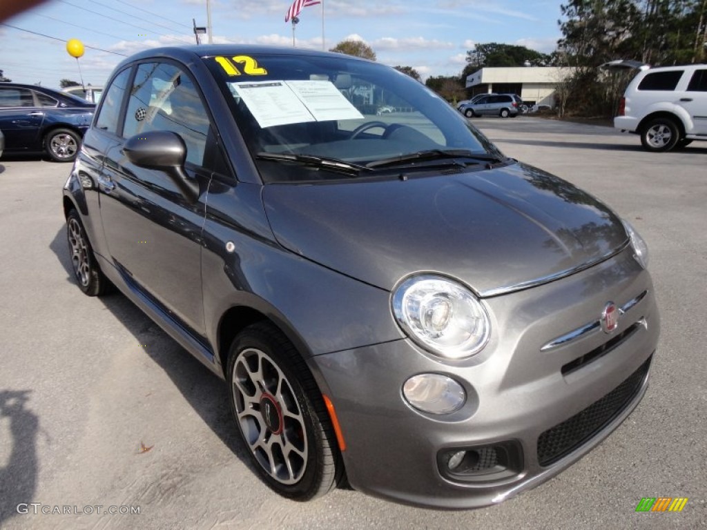 Grigio (Grey) 2012 Fiat 500 Sport Exterior Photo #60032954