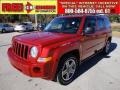 2010 Inferno Red Crystal Pearl Jeep Patriot Limited  photo #1
