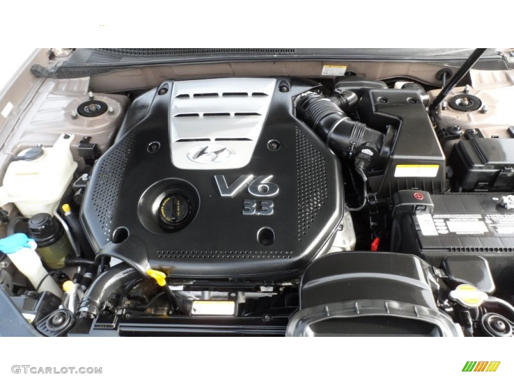 2007 Hyundai Sonata SE V6 3.3 Liter DOHC 24 Valve VVT V6 Engine Photo #60033959