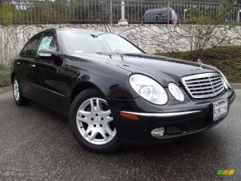 Black Mercedes-Benz E