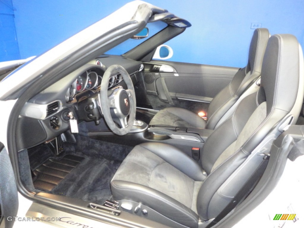 Black Interior 2011 Porsche 911 Carrera GTS Cabriolet Photo #60036989