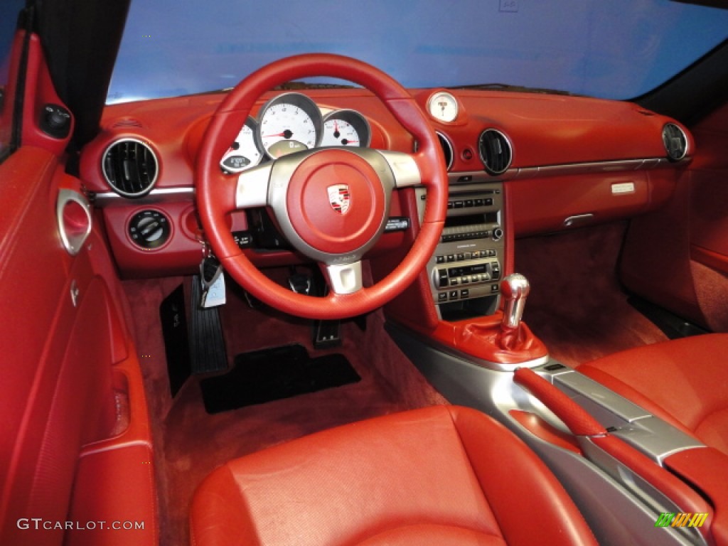 Carrera Red Interior 2008 Porsche Boxster RS 60 Spyder Photo #60037427