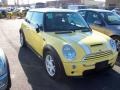 2004 Liquid Yellow Mini Cooper S Hardtop  photo #3