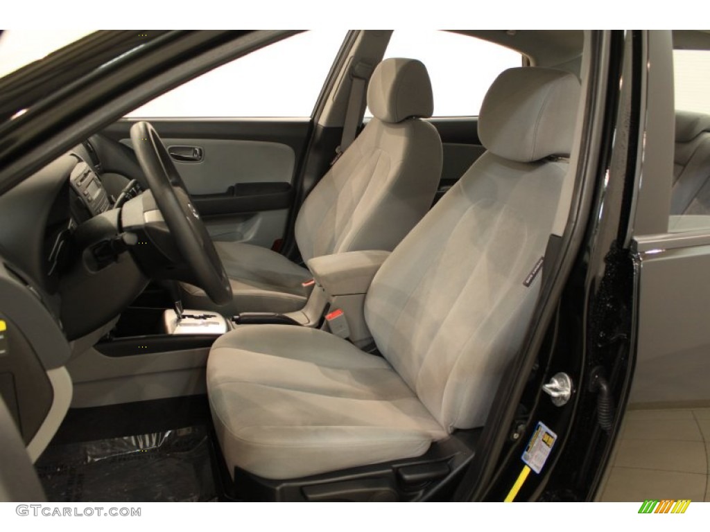 2010 Elantra GLS - Ebony Black / Gray photo #7