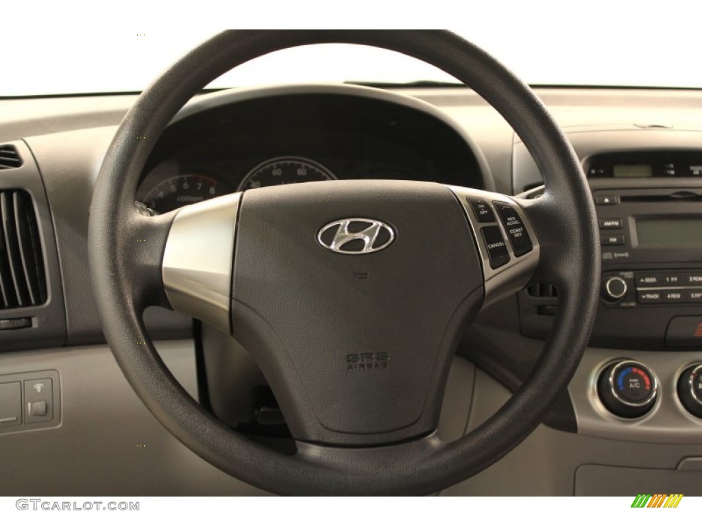 2010 Elantra GLS - Ebony Black / Gray photo #9